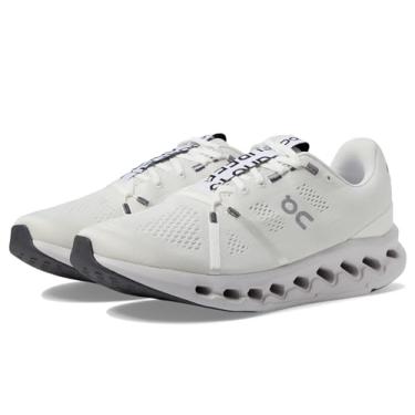 Imagem de Tênis On Running Cloudsurfer Masculino Branco 43 Cadarço Cano Baixo Corrida Caminhada