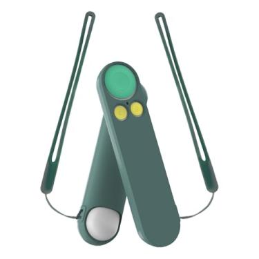 Imagem de Capa de silicone à prova de choque e antiderrapante para sistema de jogos Nex Playground - Capa protetora com cordão incluído (verde pinha)