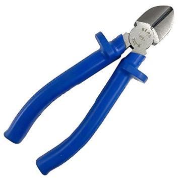 Imagem de Alicate Corte Diagonal Corneta Berg Cabo Azul 6"
