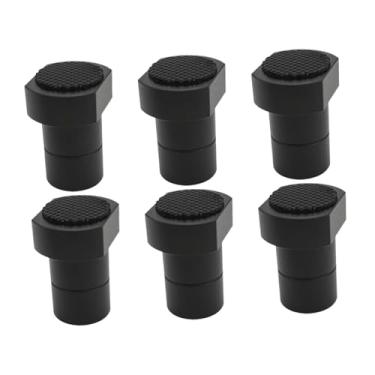 Imagem de Baoblaze Conjunto de 6 grampos de em liga de alumínio para marcenaria, Preto 19mm