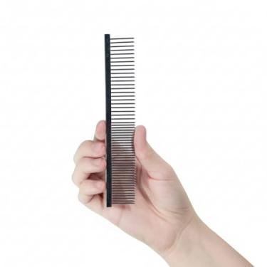 Imagem de Pente para Cães e Gatos de Metal Fino Remoção de Nós e Emaranhados