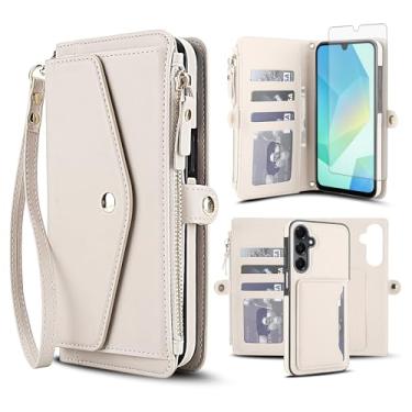 Imagem de Capa de telefone para Samsung Galaxy S23 5G capa carteira compatível com Magsafe RFID protetor de tela transversal alça alça flip compartimento para cartão zíper célula S 23 23S GS23 G5 SM-S911U 15.5