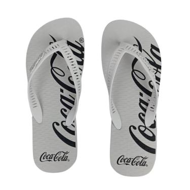Imagem de Sandália Masculina Coca-Cola CC4256 Spencerian Crop 2 Branco-Masculino