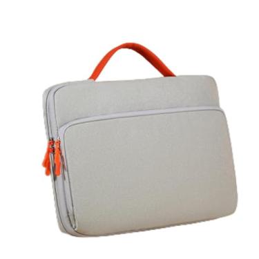 Imagem de Bolsa Executiva para Notebook Impermeável com Múltiplos Compartimentos e Alça Reforçada(Cinza)