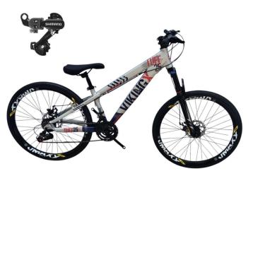 Imagem de Bicicleta 26 VikingX Tuff25 21v Cambio Traseiro Shimano Freeride Disco Mecânico Pneu Slick 1.50-Unissex