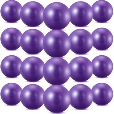 Imagem de Sotiff 20 minibolas de ioga para exercícios de 22 cm para exercícios de pilates para treinamento de barra de estabilidade, alongamento, postura física, ginástica, ginástica, exercícios físicos, com
