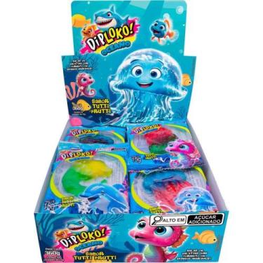 Imagem de Doce Oceano GUMMY Balas de Gelatina Animais Marinhos Tutti Frutti Disp