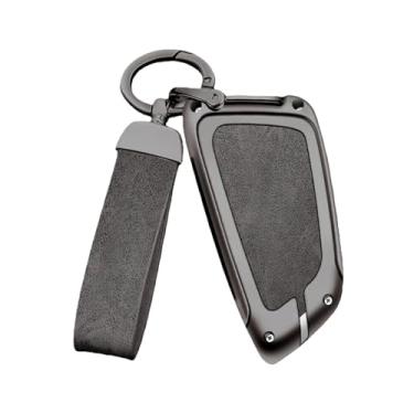 Imagem de Compatível Com Bmw Série 5 Caso Chave 3 6 X3 X5 X1 X2 X6 Escudo Protetor Compatível Com Lâmina De Faca Capa Carro Fábrica(A type gun gray set)