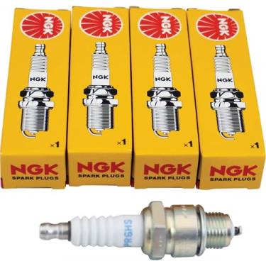 Imagem de NGK Vela de ignição padrão 7022 - BPR6HS, pacote com 4