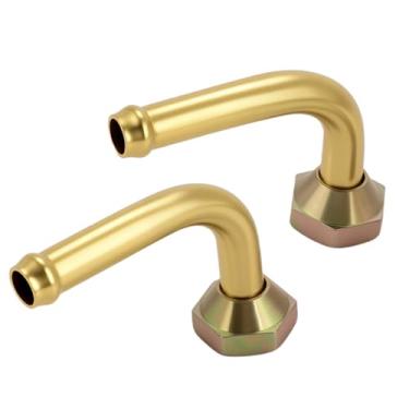 Imagem de Conector de tubo de óleo refrigerador Tansmission para Toyota Corolla 1.8L 2009-2013, 2 peças de acessórios de linha de resfriamento de radiador