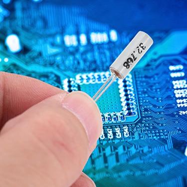 Imagem de Generic Conjunto de Sinal Estável do Oscilador de Cristal de Quartzo para Cartões de PC de TV MP3 MP4 Prata 50pcs 10valor 32,768KHz -24MHz