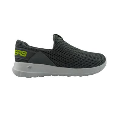 Imagem de Tenis Masculino Skechers 894389br/Gylm Go Walk Max, Cinza, Verde limao