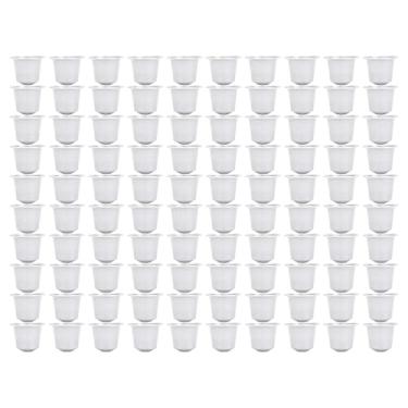 Imagem de Generic 100 Cápsulas de café Recarregáveis ​​da Folha de Alumínio Dos Pces 15ml para Máquinas de café Padrão para Amantes do (Prata)