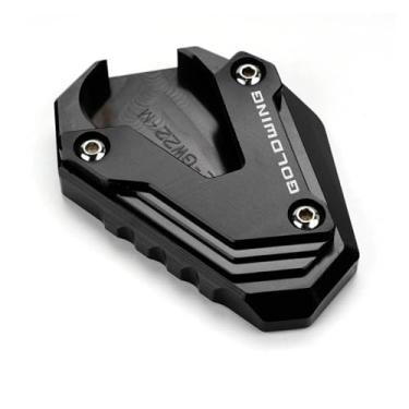 Imagem de Anti-derrapante Para goldwing 1800 2018-2023 gold wing gl1800 2002-2017 cnc suporte de pé placa extensão lateral ampliar(Black B)
