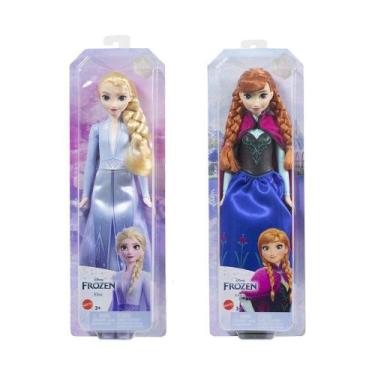 Imagem de Boneca disney frozen rainhas anna ou elsa ii hlw46 - Mattel