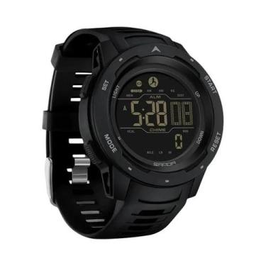 Imagem de Relógio Esportivo Digital LED À Prova d'Água 50M Para Homens Com Pedôm