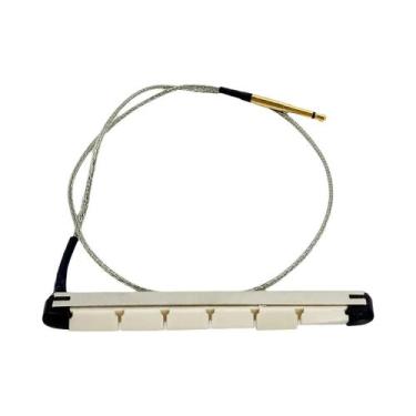 Imagem de Captador Piezo Para Guitarra Acústica Com Pré-Amplificador Integrado P