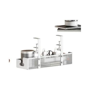 Imagem de Bandeja Organizadora De Cabos Para Mesa, Suporte Metálico Para Fios, S