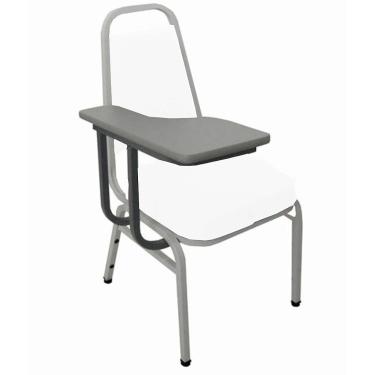 Imagem de Cadeira Universitária Empilhável Linha Hotel Plus Branco