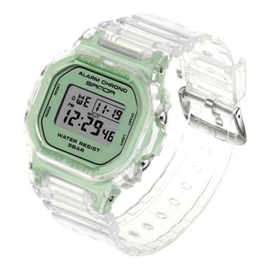 Imagem de Relógio De Pulso Sanda Correia Transparente Casual