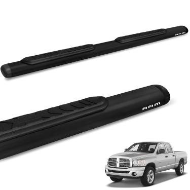 Imagem de Estribo Lateral Oval Dodge Ram CD 2009 a 2011 Oblongo Preto