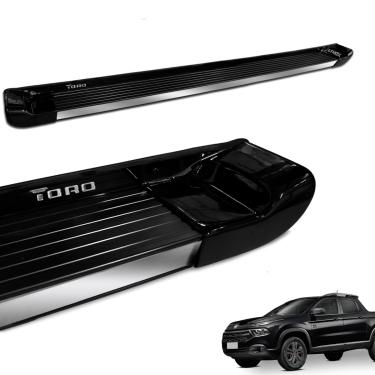 Imagem de Estribo Lateral Toro 2016 a 2025 Preto Carbon Personalizado