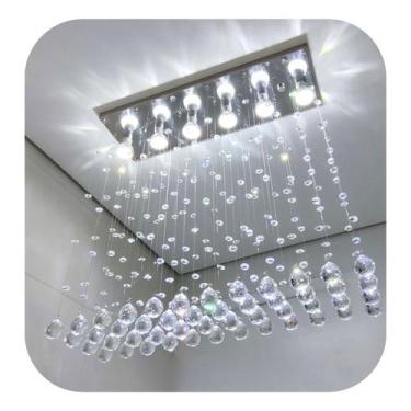 Imagem de Lustre de cristal legítimo k9,base 18x57cm Até 90 cm altura. - Jana lu