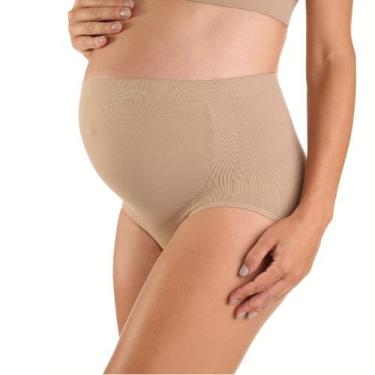 Imagem de Calcinha Maternity Bege sem Costura Zee Rucci, M