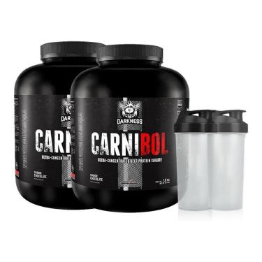 Imagem de Combo 2x Carnibol + 2x Coqueteleira - Darknes Integralmedica-Unissex