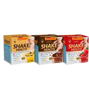 Imagem de Shake Health Lab 240g Dieta Substituto Refeição Reduz Fome Sabor:Choco