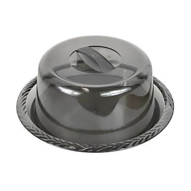 Imagem de Queijeira em Acrílico Porta Queijo com Detalhe de Trança 20cm