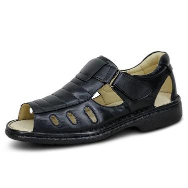 Imagem de Sandália Feminina Couro Anatômica Macia