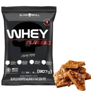 Imagem de Whey Protein Black Skull 907g Concentrado TURBO Proteína para Ganho de