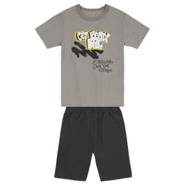 Imagem de Conjunto infantil menino estampado Brandili-Masculino