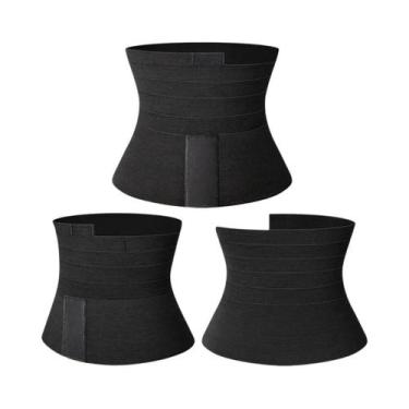 Imagem de Cinta Modeladora Abdominal Feminina 3M-6M Para Treino E Fitness Com Ef