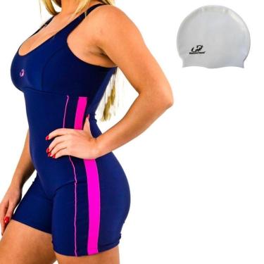 Imagem de Macaquinho Natação Hammerhead Xtra life Com Touca Slim-Feminino