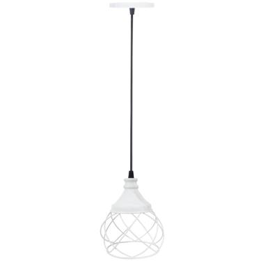 Imagem de Pendente Aramado E s f e r a B a l o n ê Lustre Luminária Teto Regulável Sala Cozinha Industrial Agp Ilumini