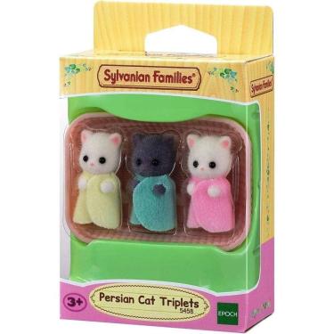 Imagem de Sylvanian Families Trigêmeos Gato Persa Divertido Epoch 5458