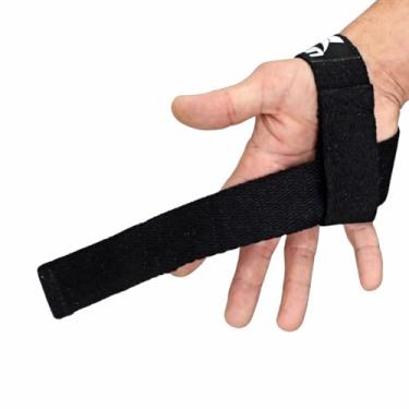 Imagem de Straps Musculação Muvin – 1 Par – 60cm de Comprimento – Exercícios – Academia – Treino – Levantamento de Peso – Proteção - Haltere - Resistente – Confortável - Luva – Algodão – Leve – Compacto, Preto