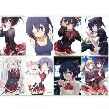 Imagem de Conjunto de pôsteres Chuunibyou Demo Koi ga Shitai, 8 peças de arte sem moldura