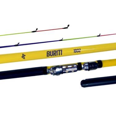 Imagem de Vara Pesca Molinete Albatroz Buriti 1652 1,65m 5-10LBS 2 Partes - Alba