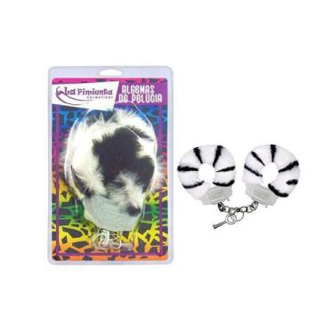 Imagem de Algemas em Pelúcia - 6 Cores  La Pimienta Sado, Zebra