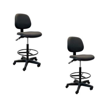 Imagem de Cadeira Caixa Alta Oficial Operativa Ergonômica NR17 - Oficial Webshop