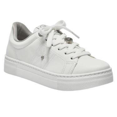 Imagem de Tênis Casual Feminino Via Marte 138-005-01 Branco, 37