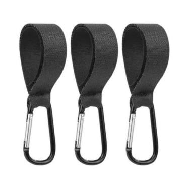 Imagem de Gancho Para Carrinho De Bebê Em Liga De Alumínio, Mosquetão Para Bolsa