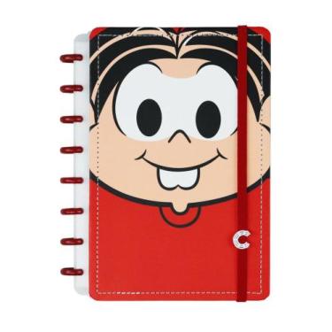 Imagem de Caderno Inteligente SD Mônica Pequeno 80 Folhas - Vermelha Organize se
