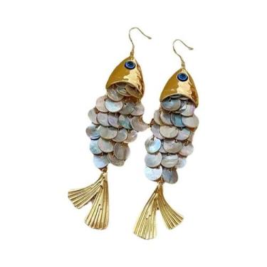 Imagem de Brincos Longos De Franjas Geométricas Para Mulheres, Joias De Moda Lux