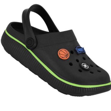 Imagem de Sandalia Infantil Molekinho 2874.202 Meninos, Preto, 27 /28