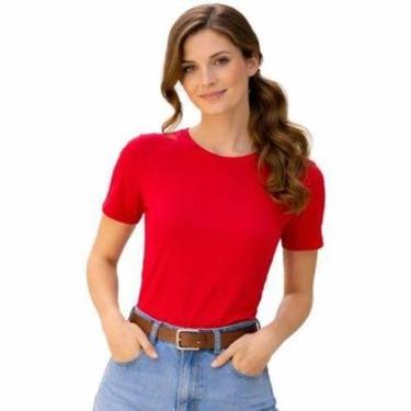 Imagem de Blusa Gola Redonda e Mangas Curtas Feminina - Malwee-Feminino