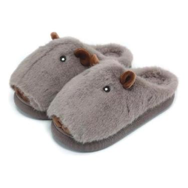 Imagem de Pantufa Capivara Adulto Pelúcia Chinelo Premium Conforto 3d - D Presen